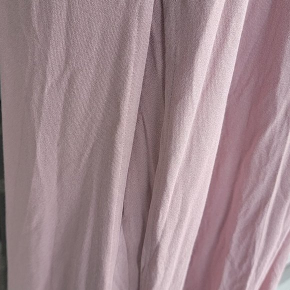 Beautiful Bershka Pink Maxi Tie Back Maxi Dress - Picture 2 of 7